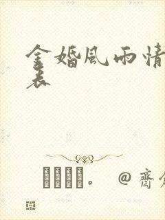 金婚风雨情演员表封面