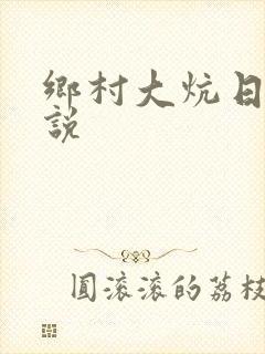 乡村大炕日b小说封面