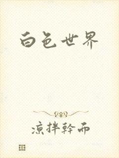 白色世界封面