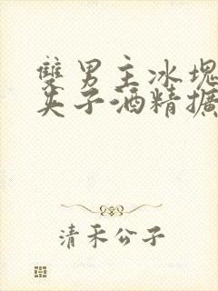 双男主冰块棉签夹子酒精扩张器封面