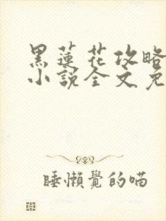 黑莲花攻略手册小说全文免费阅读笔趣阁