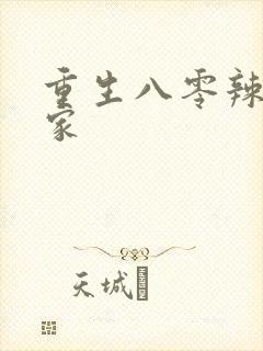 重生八零辣妻当家封面