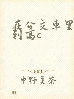 在公交车里c弄到高c