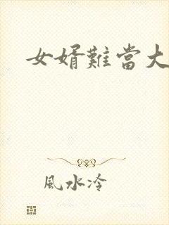 女婿难当大结局