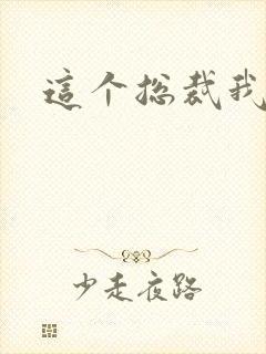 这个总裁我要了