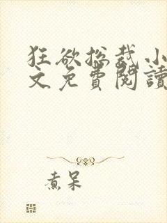 狂欲总裁小说全文免费阅读封面