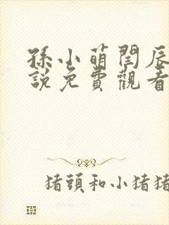 孙小萌闫辰的小说免费观看