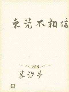 东莞不相信眼泪