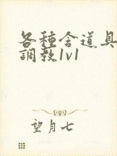 各种含道具高h调教1v1封面