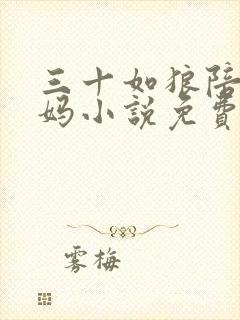 三十如狼陪读妈妈小说免费阅读