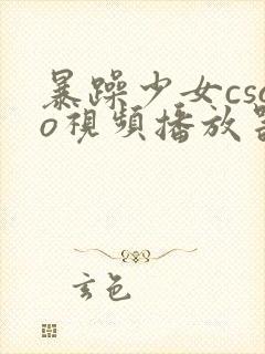 暴躁少女csgo视频播放器推荐