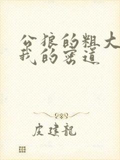 公狼的粗大挺进我的密道