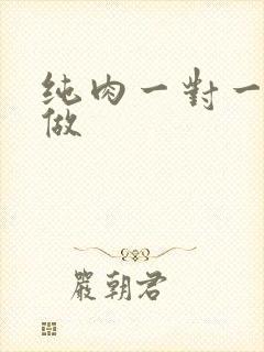 纯肉一对一到处做