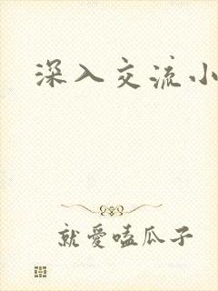 深入交流小说封面