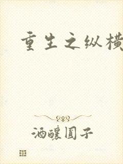 重生之纵横天下封面