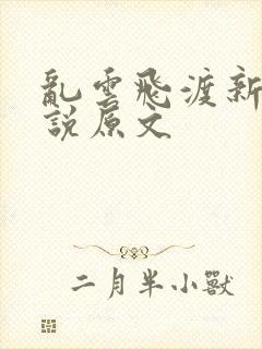 乱云飞渡新编小说原文