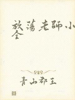 放荡老师小说大全封面