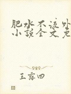 肥水不流外人田小说全文免费阅读全本免