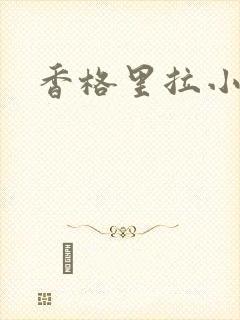 香格里拉小说封面