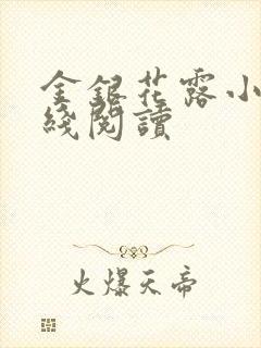 金银花露小说在线阅读