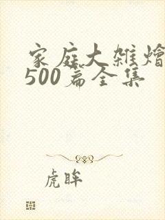 家庭大杂烩小说500篇全集