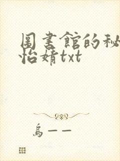 图书馆的秘密程怡婧txt封面