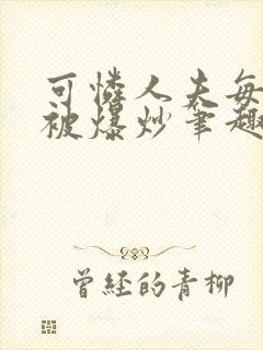 可怜人夫每天都被爆炒笔趣阁