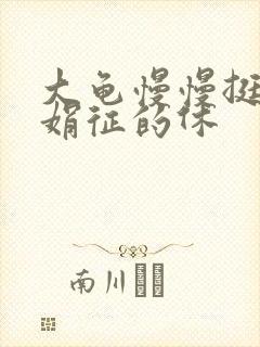 大龟慢慢挺进张娟征的休