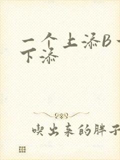 一个上添B一个下添