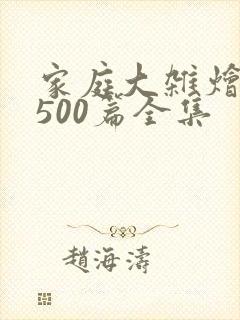 家庭大杂烩小说500篇全集