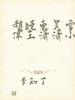 赵晓东吴雪晴郑伟王潇潇小说