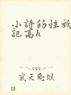 小诗的性放荡日记高h
