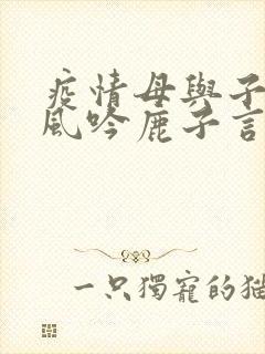 疫情母与子且听风吟鹿子言四封面