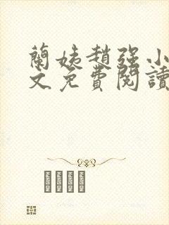 兰姨赵强小说全文免费阅读