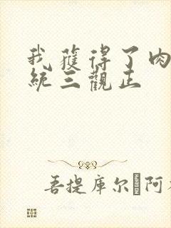 我获得了肉禽系统三观正