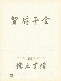 贺府千金封面
