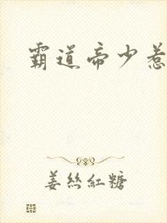 霸道帝少惹不得