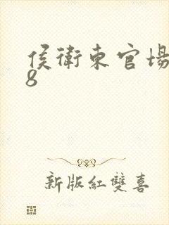 侯卫东官场笔记8