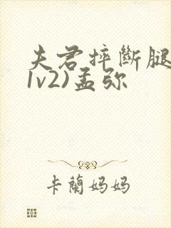 夫君摔断腿后(1v2)孟弥