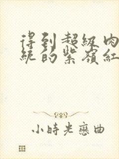 得到超级肉禽系统的紫岭红山