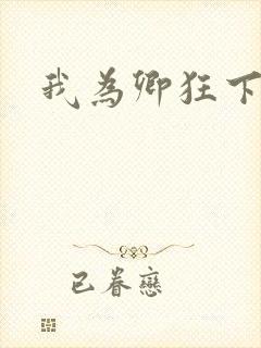 我为卿狂下载封面