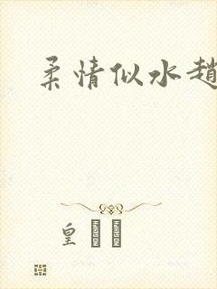 柔情似水赵雅儿