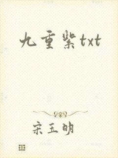 九重紫txt封面