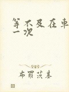 等不及在车里做一次