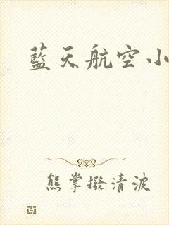 蓝天航空小说