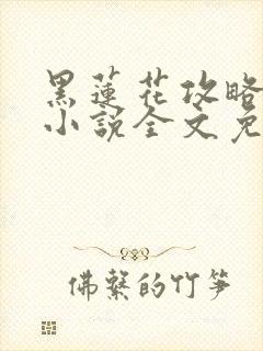 黑莲花攻略手册小说全文免费阅读笔趣阁