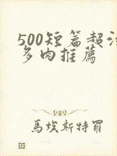 500短篇超污多肉推荐