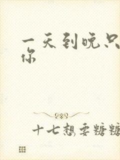 一天到晚只想着你封面