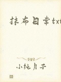 抹布日常txt封面