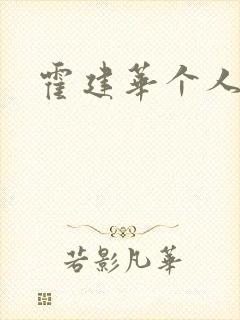 霍建华个人简历